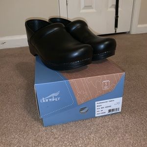 Dansko black clogs